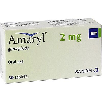 AMARYL 2MG TABLET 30S