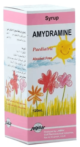 Amydramine Paed Alcohol Free Syrup 120ml Amydramine Paed Alcohol Free Syrup 120ml