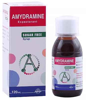 Amydramine Sugar Free Syrup 120ml