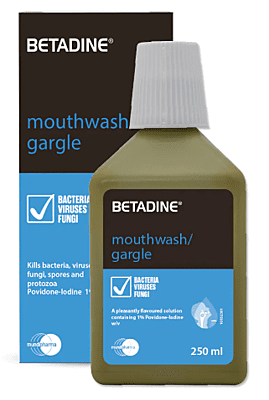 Betadine Mouthwash Gargle 250ml