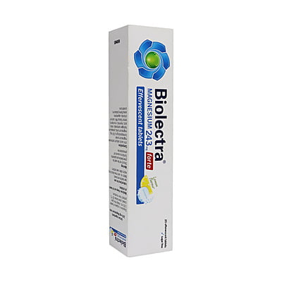 Hermes Biolectra Forte Magnesium 243Mg Effervescent Tablets 20S