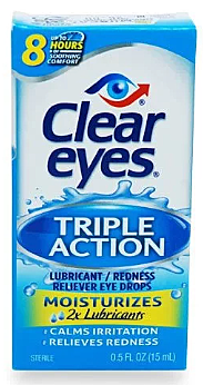 CLEAR EYES TRIPLE ACTION 15ML
