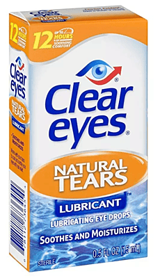CLEAR EYES NATURAL TEARS 15ML
