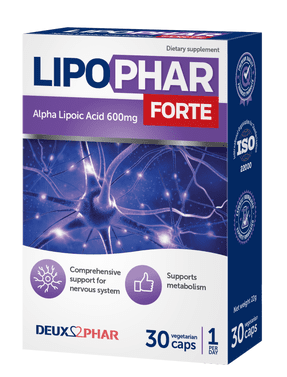 DeuxPhar LipoPhar Forte 600 mg 30 Capsules DeuxPhar LipoPhar Forte 600 mg 30 Capsules