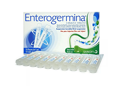 Enterogermina 2 Billion/5 mL Suspension Vials 10's