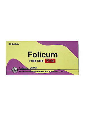Folicum 5Mg 20 Tabs