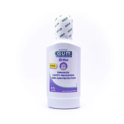 GUM ORTHO MOUTHRINSE 300ML
