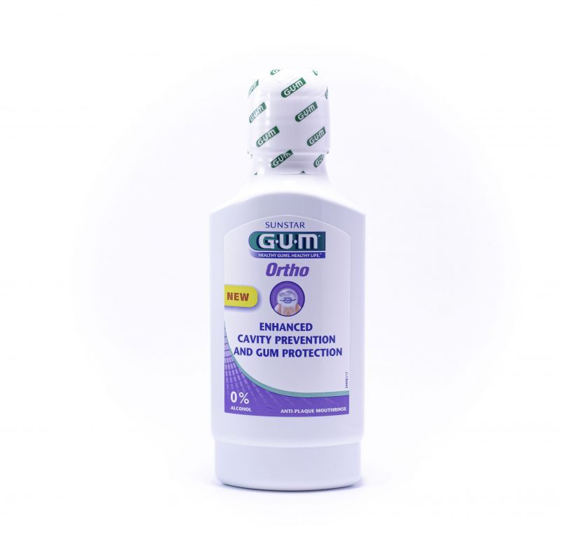 GUM ORTHO MOUTHRINSE 300ML