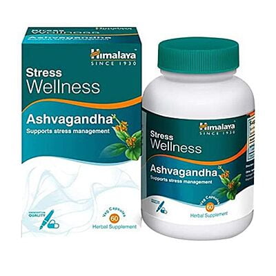 Himalaya Ashvagandha Vegi Caps 60s Bottle