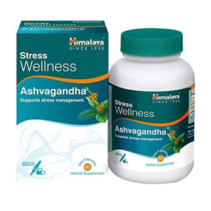 Himalaya Ashvagandha Vegi Caps 60s Bottle