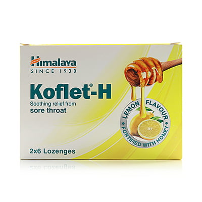 Himalaya Koflet-H Lemon Lozenges 2X6