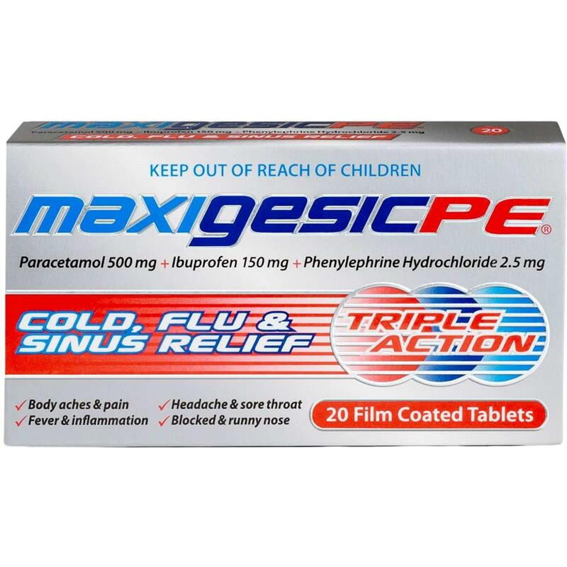 Maxigesic pe 500mg tab 20s Maxigesic pe 500mg tab 20s