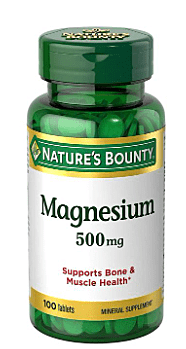 Nature's Bounty High Potency Magnesium 500 mg Tablets 100's