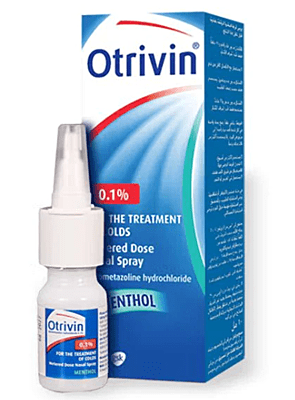 Otrivin 0.1% Menthol, Nasal Spray 10ml