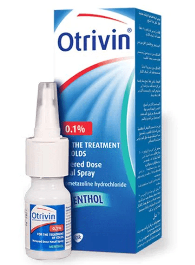 Otrivin 0.1% Menthol, Nasal Spray 10ml Otrivin 0.1% Menthol, Nasal Spray 10ml