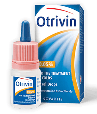 Otrivin Pediatric Nasal Drops, 0.05%, 10ml