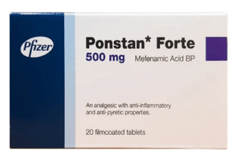 Ponstan Forte Tablets 500mg 20's Ponstan Forte Tablets 500mg 20's