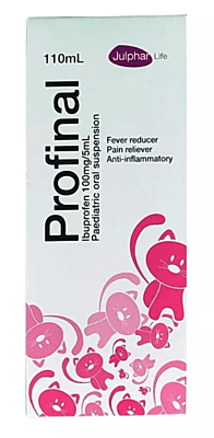 Profinal 100 mg /5 mL Suspension 110 ml