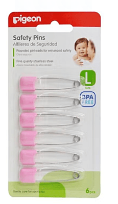 Pigeon Safety Pin, Pack of 6 [Large]