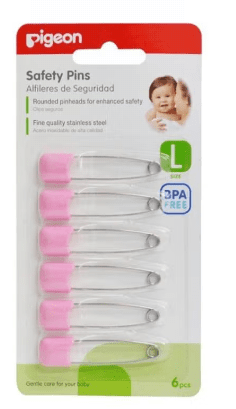 Pigeon Safety Pin, Pack of 6 [Large]