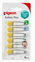 Pigeon Safety Pin, Pack of 6 [Large]