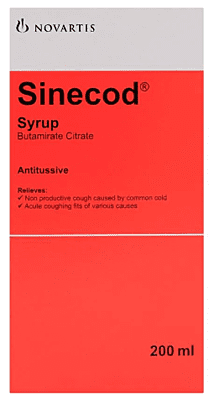 Sinecod Cough Syrup 200ml