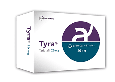 TYRA TADALAFIL 20 MG TABLETS