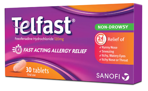 Telfast 120mg Tablets 30S