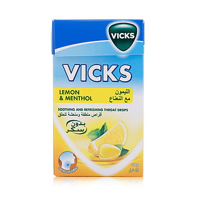 Vicks Cough Drops 20x40gm Lemon
