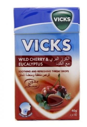 Vicks Soothing and Refreshing Throat Lozenges - Cherry, 20's Vicks Soothing and Refreshing Throat Lozenges - Cherry, 20's