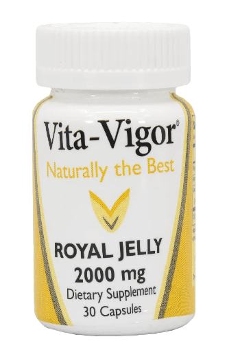 Vita Vigor Royal Jelly 2000, 30'S Capsules Vita Vigor Royal Jelly 2000, 30'S Capsules