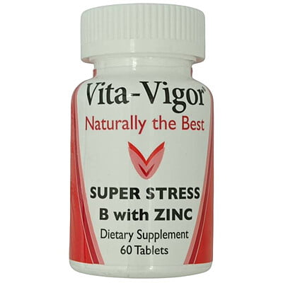 Vita-Vigor Super Stress B with Zinc Tabs 60s