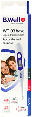 B.Well WT-03 Base Digital Thermometer