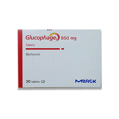 Glucophage 850Mg Tablets 30'S