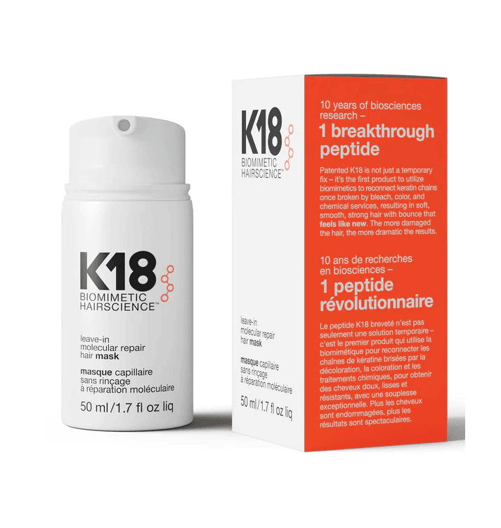 k18 leave-in molecular repair hair mask 50ml