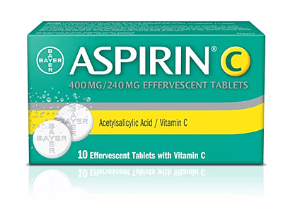 Aspirin C Effervescent Tablet 10's Aspirin C Effervescent Tablet 10's